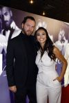 Amsterdam 7 februari 2022
Premiere Marry me in pathe arena. Romy Monteiro met vriend Jasper Suyk