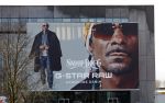 Amsterdam 20 januari 2022
Reclame Snoop Dog op Gstar gebouw