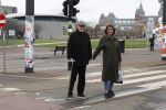 Amsterdam 10 februari 2022
Theo heuft met zijn partner in Amsterdam zuid.
