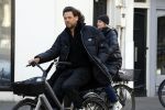Amsterdam 11 februari 2022
Thomas Dekker op zijn fiets in AMSTERDAM.