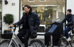 Amsterdam 11 februari 2022
Thomas Dekker op zijn fiets in AMSTERDAM.