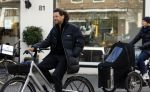 Amsterdam 11 februari 2022
Thomas Dekker op zijn fiets in AMSTERDAM.