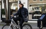 Amsterdam 11 februari 2022
Thomas Dekker op zijn fiets in AMSTERDAM.