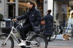Amsterdam 11 februari 2022
Thomas Dekker op zijn fiets in AMSTERDAM.