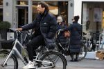 Amsterdam 11 februari 2022
Thomas Dekker op zijn fiets in AMSTERDAM.