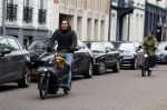 Amsterdam 15 januari 2022
Tim Oliehoek met zijn hond in bakfiets in Amsterdam zuid