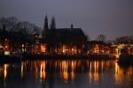 Weesp 11 januari 2022
Weesp bij night . De jeugd mag weer sporten .