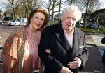 Laren 7 februari 2022
Boekpresentatie van Willibrord Frequin in het bonte paard. Rene v d Gijp reikte het eerste exemplaar uit . Fons de Poel is de schrijver.