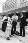 Miami, 5 Juni 1981
Jan v Beveren samen met Petra v Beveren  bij Vliegveld Miami met o.a. Huub Stevens Ton v Schijndel Carel v d Brekel Willy v d Kuijlen Adrie v Kraaij Drs. A. Groeneveld