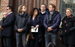 Schagen 11 januari 2022
Begrafenis / dienst van Janny Joling de moeder van Gerard Joling in het centrum van Schagen. Wino Omtzigt en partner Glenn