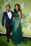 Hilversum 28 januari 2023
Zapp awards in studio 21 . April Darby met partner Alessandro Pierotti
