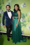 Hilversum 28 januari 2023
Zapp awards in studio 21 . April Darby met partner Alessandro Pierotti