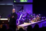 Amsterdam 4 februari 2023
Herdenkingsdienst/Begrafenis Heddy Lester.
Bert Simhoffer kwam met zijn vrouw
