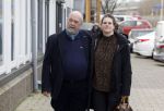 Amsterdam 4 februari 2023
Herdenkingsdienst/Begrafenis Heddy Lester.
Bert Simhoffer kwam met zijn vrouw