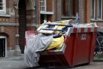 Amsterdam 27 januari 2023
Container met afval voor nieuwe huis Chantal Janzen