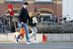 Amsterdam 13 februari 2023
Davy Klaassen met vriendin en hond in Amsterdam zuid