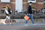 Amsterdam 13 februari 2023
Davy Klaassen met vriendin en hond in Amsterdam zuid