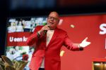 Amsterdam 18 februari 2023
Gaston Starreveld op de huishoudbeurs namens de postcodeloterij.