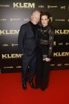 Amsterdam 30 januari 2023
Premiere Klem in Tuschinski met in de hoofdrollen Georgina Verbaan Barry Atsma Jacob Derwig Claudia Vismara Antonio Rampino Zoe Cusell Yenthe Bos en Marie  Mae v Zuilen. Hajo Bruins met partner