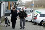 Amsterdam 4 februari 2023
Hans v d Togt met een vriendin bijde begrafenis van Heddy Lester.