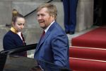 Amsterdam 18 januari 2023
De tweede dag van de nieuwjaarsreceptie van Koning Willem Alexander en koningin Maxima op het paleis op de Dam. Ook prinses Beatrix was weer aanwezig.