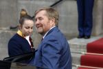 Amsterdam 18 januari 2023
De tweede dag van de nieuwjaarsreceptie van Koning Willem Alexander en koningin Maxima op het paleis op de Dam. Ook prinses Beatrix was weer aanwezig.