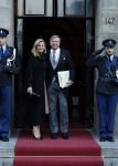 Amsterdam 18 januari 2023
De tweede dag van de nieuwjaarsreceptie van Koning Willem Alexander en koningin Maxima op het paleis op de Dam. Ook prinses Beatrix was weer aanwezig.