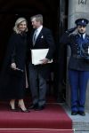 Amsterdam 18 januari 2023
De tweede dag van de nieuwjaarsreceptie van Koning Willem Alexander en koningin Maxima op het paleis op de Dam. Ook prinses Beatrix was weer aanwezig.