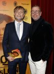 Baarn 28 januari 2023
Premiere liedjes Robert Long in de speeldoos in Baarn.
Kristof Rutsaert (partner Robert Long) met zijn nieuwe partner