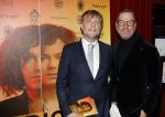Baarn 28 januari 2023
Premiere liedjes Robert Long in de speeldoos in Baarn.
Kristof Rutsaert (partner Robert Long) met zijn nieuwe partner