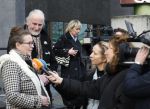 Lelystad, 23  Januari 2023
Monique des Bouvrie en Nicole des Bouvrie met partner bij rechtbank in Lelystad
Fotopersbureau Peter Smulders BV