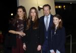 Apeldoorn 15 februari 2023
Prinses Margriet viert haar 80e verjaardag in Orpheus.
Prins Floris en Prinses Aimee met hun dochters
