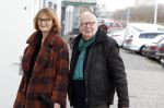 Amsterdam 4 februari 2023
Herdenkingsdienst/Begrafenis Heddy Lester.
Rob v d Meeberg met zijn vrouw