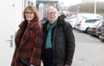 Amsterdam 4 februari 2023
Herdenkingsdienst/Begrafenis Heddy Lester.
Rob v d Meeberg met zijn vrouw