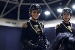 Amsterdam 28 januari 2023
Samantha Steenwijk rijdt op haar paard een kuhr terwijl ze zingt tijdens Jumping Amsterdam in de RAI.