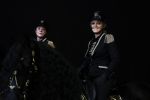 Amsterdam 28 januari 2023
Samantha Steenwijk rijdt op haar paard een kuhr terwijl ze zingt tijdens Jumping Amsterdam in de RAI.