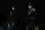 Amsterdam 28 januari 2023
Samantha Steenwijk rijdt op haar paard een kuhr terwijl ze zingt tijdens Jumping Amsterdam in de RAI.