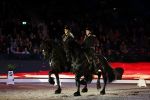 Amsterdam 28 januari 2023
Samantha Steenwijk rijdt op haar paard een kuhr terwijl ze zingt tijdens Jumping Amsterdam in de RAI.