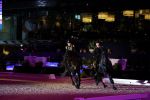 Amsterdam 28 januari 2023
Samantha Steenwijk rijdt op haar paard een kuhr terwijl ze zingt tijdens Jumping Amsterdam in de RAI.