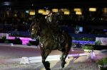 Amsterdam 28 januari 2023
Samantha Steenwijk rijdt op haar paard een kuhr terwijl ze zingt tijdens Jumping Amsterdam in de RAI.