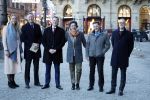Amsterdam 17 januari 2023
Nieuwjaarsreceptie van Koning Willem Alexander en Koningin Maxima op paleis op de dam. oa Anneke v Zanen Nieberg Madeleine Meppelink Ferry Weertman en Sander Kool