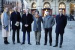 Amsterdam 17 januari 2023
Nieuwjaarsreceptie van Koning Willem Alexander en Koningin Maxima op paleis op de dam. oa Anneke v Zanen Nieberg Madeleine Meppelink Ferry Weertman en Sander Kool