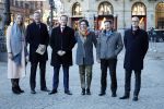 Amsterdam 17 januari 2023
Nieuwjaarsreceptie van Koning Willem Alexander en Koningin Maxima op paleis op de dam. oa Anneke v Zanen Nieberg Madeleine Meppelink Ferry Weertman en Sander Kool