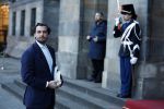 Amsterdam 17 januari 2023
Nieuwjaarsreceptie van Koning Willem Alexander en Koningin Maxima op paleis op de dam.
Davide Heijmans de vrouw van Thierry Baudet is daar aan het fotograferen.