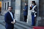Amsterdam 17 januari 2023
Nieuwjaarsreceptie van Koning Willem Alexander en Koningin Maxima op paleis op de dam.
Davide Heijmans de vrouw van Thierry Baudet is daar aan het fotograferen.