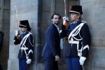 Amsterdam 17 januari 2023
Nieuwjaarsreceptie van Koning Willem Alexander en Koningin Maxima op paleis op de dam.
Davide Heijmans de vrouw van Thierry Baudet is daar aan het fotograferen.