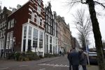 Amsterdam 12 februari 2023
Boekpresentatie Thierry Baudet bij het West Indisch huis in Amsterdam. Beveiliging voor het huis van Thierry Baudet