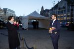 Amsterdam 17 januari 2023
Nieuwjaarsreceptie van Koning Willem Alexander en Koningin Maxima op paleis op de dam.
Davide Heijmans de vrouw van Thierry Baudet is daar aan het fotograferen.