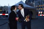 Amsterdam 17 januari 2023
Nieuwjaarsreceptie van Koning Willem Alexander en Koningin Maxima op paleis op de dam.
Davide Heijmans de vrouw van Thierry Baudet is daar aan het fotograferen.