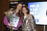 Amsterdam 10 januari 2024
Bekendmaking held van het jaar 2023 van magazine Helden bij Gassan Diamonds. De winnaars zijn Quilindschy Hartman Lutsharel Geertruida en Femke Bol  ( haar ouders haalden prijs op). Anne Luijten en Barbara Barend